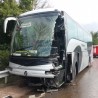В Грушевке столкнулись рейсовый автобус и грузовик - есть пострадавший