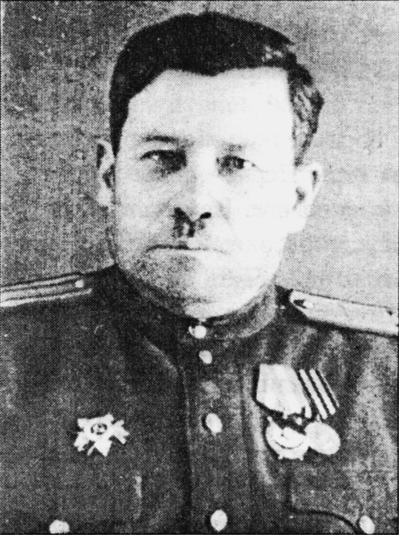 Командир 544-го горнострелкового полка С. Г. Забродоцкий (послевоенное фото)