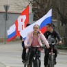 В Судаке состоялся велопробег, посвященный четвертой годовщине воссоединения Крыма с Россией