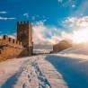 Судакская крепость укрылась снегом (фоторепортаж)