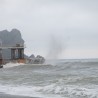 Судакчане на Крещение окунулись в море, несмотря на шторм 104